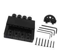 1 Set 4 String Headless Electric Bass Guitar Bridge System Part For Replacement Guitar Parts Bridge