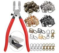 1 Set 49Pcs for Hardware Wristlet for Chain Belts Suitcases and Bags Making Supplies 25mm/0.98In Pliers