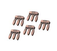 1 Set 5 Pieces Bronze Violin Mute Practice Heavy Metal Fiddle Mute Metal Violin Mute