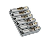 1 Set 6 Strings Full Copper Fixed Tailboard Single Bridge For Guitar Generic Acoustic Guitar Bridge(A)