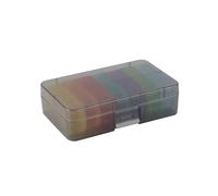 1 Set 7 Days Weekly Pill Case Pillbox Medicine Tablet Box Portable Travel Drugs Storage Organizer Secret Compartments(Black Seven Color)
