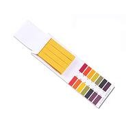1 Set=80 Strips Professional 1-14 pH Litmus Paper pH Test Strip Water Cosmetics Soil Acidity Test Strip with Control Card Durability and Professional Multicoloured