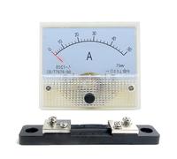 1 Set 85C1-A DC Pointer Type Current Meter 15A 20A 30A 50A /75mv With Shunt Mechanics Plate Table(1 set 20A 75mV)