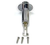 1 Set Acoustic Electric Guitar Mono End Pin Socket Plug 6.35mm Strap Button End Pin Output Acoustic Electric Mono End Pin Socket