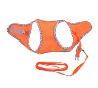 1 Set Adjustable Xs Dog Harness Reflective Puppy Vest with Traction Rope for Comfortable Dog Walking Training and Outdoor Activities Lightweight Easy to Wear