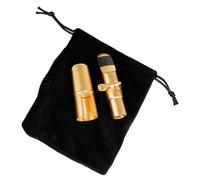1 Set Alto Saxophone Mouthpiece Kit with Protective Cap Clip and Storage Bag Stylish Head for Enhanced Sound Quality and Easy Carrying Essential Alto Sax Accessories