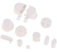 1 Set Analog Joystick Thumbstick Stick Cap Buttons Keypads Y X A B Z Buttons for Gamecube NGC Controller White