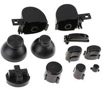 1 Set Analog Joystick Thumbstick Stick Cap Buttons Keypads Y X A B Z Buttons for Gamecube NGC Controller Black