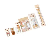 1 Set Animal Stationery Set Sharpener Kids School Learning Gift Box Eraser Ruler Sticky Notes School Party Supplies