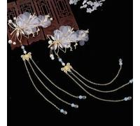 1 Set Antique Headwear Hairpin Tassel Step Shake Pan Hair Super Immortal Beauty Antique Hair Accessories