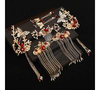 1 Set Antique Headwear Hairpin Tassel Step Shake Pan Hair Super Immortal Beauty Antique Hair Accessories