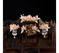 1 Set Antique Headwear Hairpin Tassel Step Shake Pan Hair Super Immortal Beauty Antique Hair Accessories