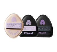 1 Set Art3m1s Cushion Puff Powder Puff Set, Soft/Hard Makeup Foundation Puff Soft Makeup Puff Set With Case, Beauty Sponge Foundation Applicator (Set A)