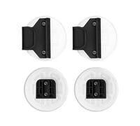 1 Set Baby Gate Replacement Component Wall Mounting Base Board with Hook Screws for Enhancing Child and Pet Child Fence Component
