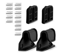 1 Set Baby Gate Replacement Component Wall Mounting Base Board with Hook Screws for Enhancing Child and Pet Child Fence Component