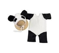 1 Set Baby Photography Panda Suit Breathable Polyester Fabric Romper with Matching Hat for Infants and Toddler Soft Baby Animal Romper Photoshoots