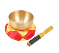 1 Set Buddha Sound Bowl Buddha Sound Bowl Sound Bowl Mallet Tibetan Healing Bowls Singing Buddhist Bowl Musical Bowl Hand Making Singing Bowl Manual Bowl Set Wood
