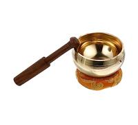 1 Set Buddhist Sound Bowl for Meditation Pvc Model Himalayan Bowl Meditation Singing Bowl Family Car Sticker Meditation Tool Yoga Decor Buddhist Bowl Manual Copper Nepal