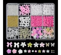 1 Set Butterfly Nail Decoration Safe Resin Nail Decoration Charms Nail for Home or Salon Party Art Ideas Creative Nail Art