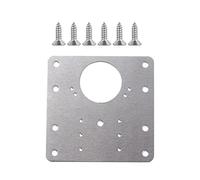 1 Set Cabinet Door Hinges Repair Plate Stainless Steel Hinge Tools for Cabinet Furniture Window Drawer Shelves Repair