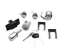 1 Set Car Ignition Glove Box Spare Tire Door Lock Cylinder Key Compatible with Shogun Pajero Montero MK2 2nd V32 4G54 MR259111