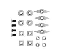 1 Set Carbide Cutter Insert Set Planing Machines Power Tool, Wood Lathe Turning Tool Replacement Part