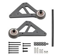 1 Set Carbon Fiber Wheelie Bar Heads Up Wheel For Arr-ma 1/7 For Mojave V2 Exb RC Car Parts