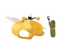 1 Set Cat Leash Comfort Cat Vest Pet Dog Walking Harness Puppy Clothes Escape Proof Cat Harness Dog Skirt Cat Harness Ba (Yellow 38X30CM)