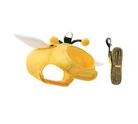 1 Set Cat Leash Comfort Cat Vest Pet Dog Walking Harness Puppy Clothes Escape Proof Cat Harness Dog Skirt Cat Harness Ba (Yellow 52X38CM)