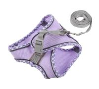 1 Set Cat Leash Vest Small Dog Harness Tank Tops Convenient Dog Harness Vest Pet Dog Accessory Dog Harness for Medium Do (Purple 19X19X2CM)
