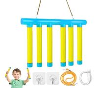 1 Set Catching Sticks Game Reaction Game Drop Sticks Game Catching Sticks Game Reaction Training Toy Catch the Stick Game Three-Speed Adjustment, Suitable for Children and Adults As Gifts (Blue)