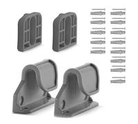1 Set Child Fence Fence Replacement Part Wall Mounting Brackets Hook and Screws Compatible for Various Models