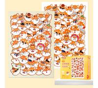 1 Set Children's Creative Toy Difficulty Brain Burning Wood Special-shaped Animal Cat Bear Puzzle Building Block Gift