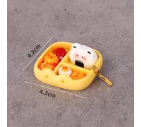 1 Set Children's Pretend Play Toy Miniature Simulation Rice Ball Meal Playset Cute Creative Decoration Realistic Portable Bento Food Model
