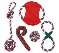 1 Set Christmas Dog Chew Stuffed with War Tags for Boring Puppy Dog Chew for Offensive Chewers