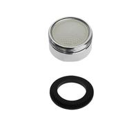 1 Set Chrome Finish Faucet Aerator Water Saving Tap Purifier Filter Nozzle Bubbler Diffuser Accessories Easy Installation(Male-24mm)