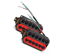 1 Set Colorful Adjustable Metal Double Coil Electric Guitar Pickups Humbucker Pickup Replacement Parts Pickup-Set For Electric Guitars (Color : 03)