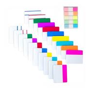 1 Set Coloured Indexes Tabs Book Tabs Aesthetic Indexes Colorful Page Markers School Office Supplies