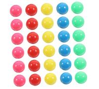1 Set Counting Balls Small Balls Marble Game Large Marble Run Marbles Large Balls for Ball Machine Balls Colored Marbles Plastic 100pcs