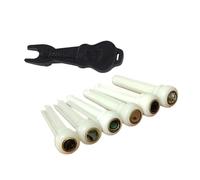1 Set Delicate Guitar Bridge Pins Guitar String Pegs String Guitars Part Guitars Replacement Bridge Pins Bone Texture