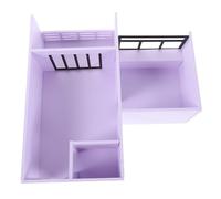 1 Set DIY Miniature Apartment Model Unfinished Scale Architectural Crafting Kit for Realistic Apartment Visualization and Creative Family Activities