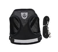 1 Set Dog Leash Pet Controlling Rope Pet Pulling Rope Puppy Sticky Harness Puppy Reflective Leash Pet Walking Rope Pet N (Black 24x20x12cm)