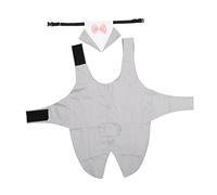 1 Set Dog Suit Dog Wedding Bandana Dog Tie Shirt Gentle Dog Wedding Suit Small Dog Outfits Pet Dogs Formal Tuxedo Tie up (Grey L)
