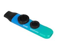 1 Set Double Hole Kazoo Portable Musical Instrument for Adults Easy to Play Kazoo for Guitar Accompaniment for Music Performance High Gloss Gradient