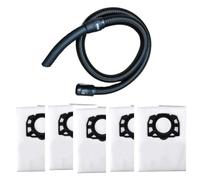 1 Set Dust Bag And Dual Swivel Cuffs Extra Long Hose For Karcher NT20 30 WD1 WD2 WD3 WD4 WD5 WD6 Vacuum Cleaner Parts Access