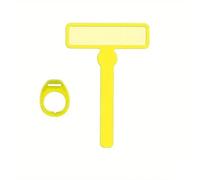 1 Set Dyslexia Guided Reading Strips, Colored Reading Trackers with Finger Ring for Children