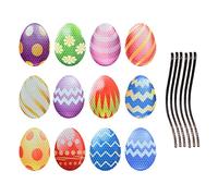1 Set Easter Reflective Magnet Car Decorations Easter Eggs Automotive Magnetic Stickers For Refrigerator Garage Door Magnetic Stickers For Wall