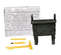 1 Set Educational Archaeology Bronze Excavation Kit for Science Exploration Digging Tools for Boys Cultivate Interests Paleontology Fine Motor Skills