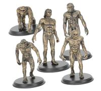1 Set Educational Human Evolution Model for Realistic Plastic Figures Creative Teaching for Boys Enhance Imagination Learning About