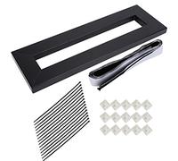 1 Set Effect Pedal Board, Alloy Metal Non Slip Guitar Board Donner Pedals with Setup Tape Clamp for Instruments Accessories (Small)